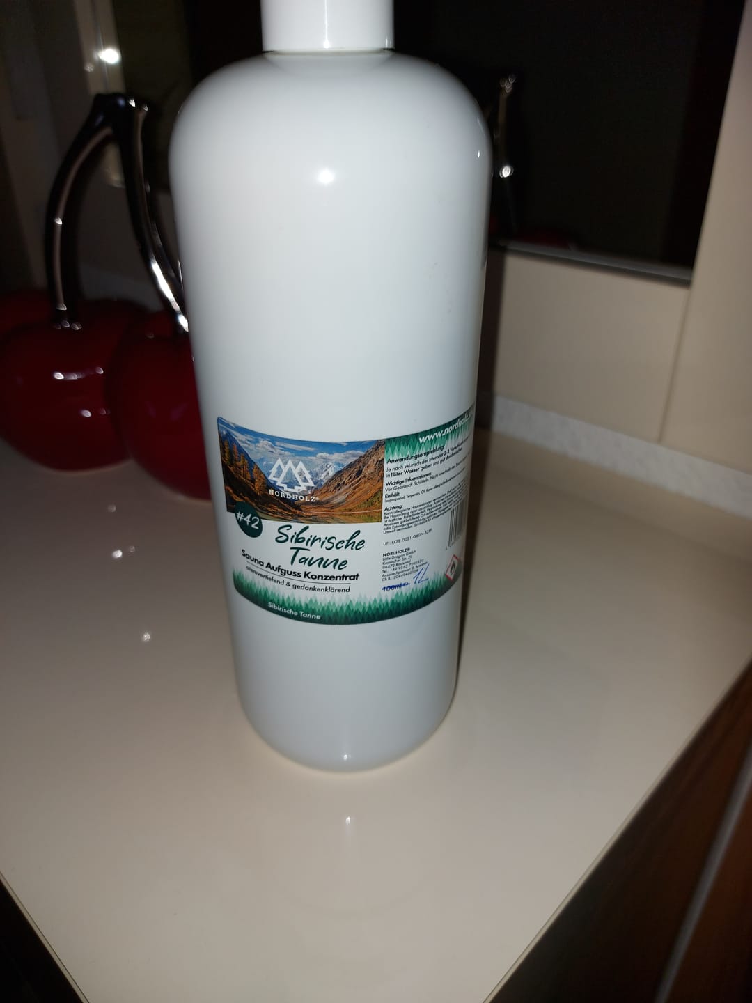 Customer photo review of Sauna Aufguss Konzentrat #42 Sibirische Tanne
