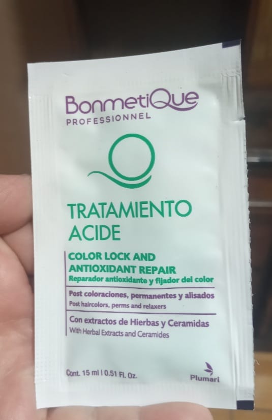 Customer photo review of Tratamiento Acide Bonmetique