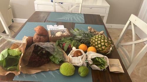 Customer photo review of "Beefsteak" (XL), Fruit & Veggie Mix