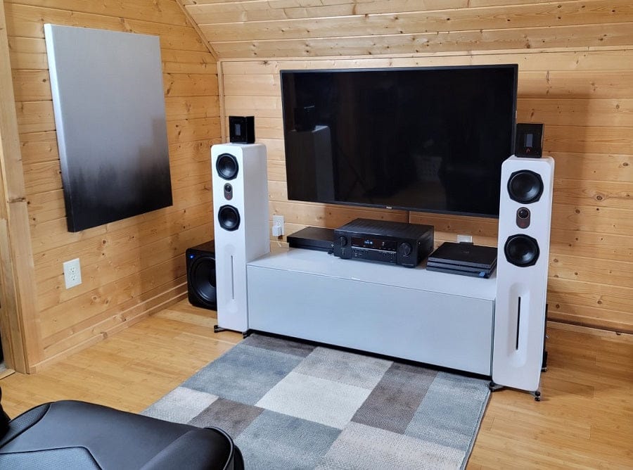 Customer photo review of Novus N5T 2-Way 5.25" Tower/Floorstanding Speaker Single