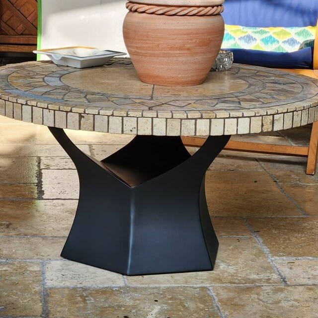 Customer photo review of Coffee Table Legs 106G Namu (Grand Size) 16H Modern Metal Furniture