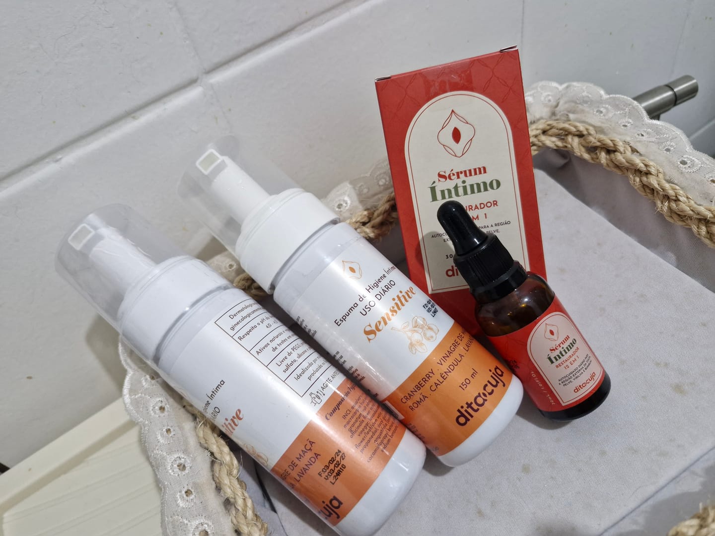 Customer photo review of Sérum Íntimo Regenerador 12 em 1