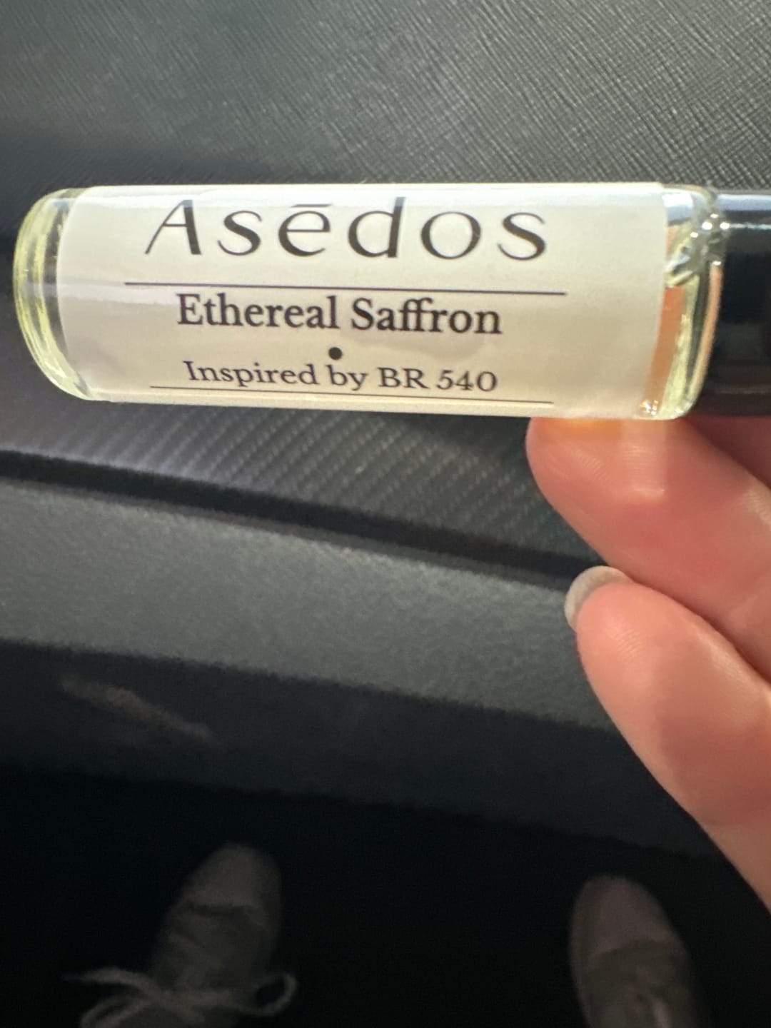 Customer photo review of ETHEREAL SAFFRON PERFUME OIL