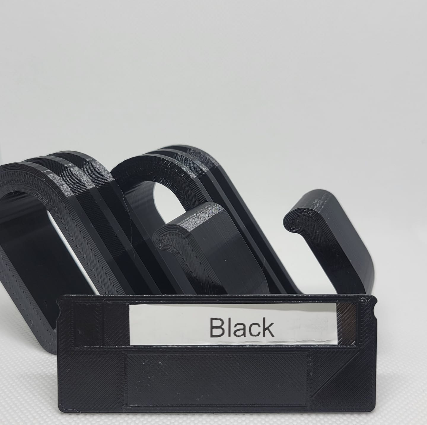 Customer photo review of Black PETG Filament 1.75mm 1kg