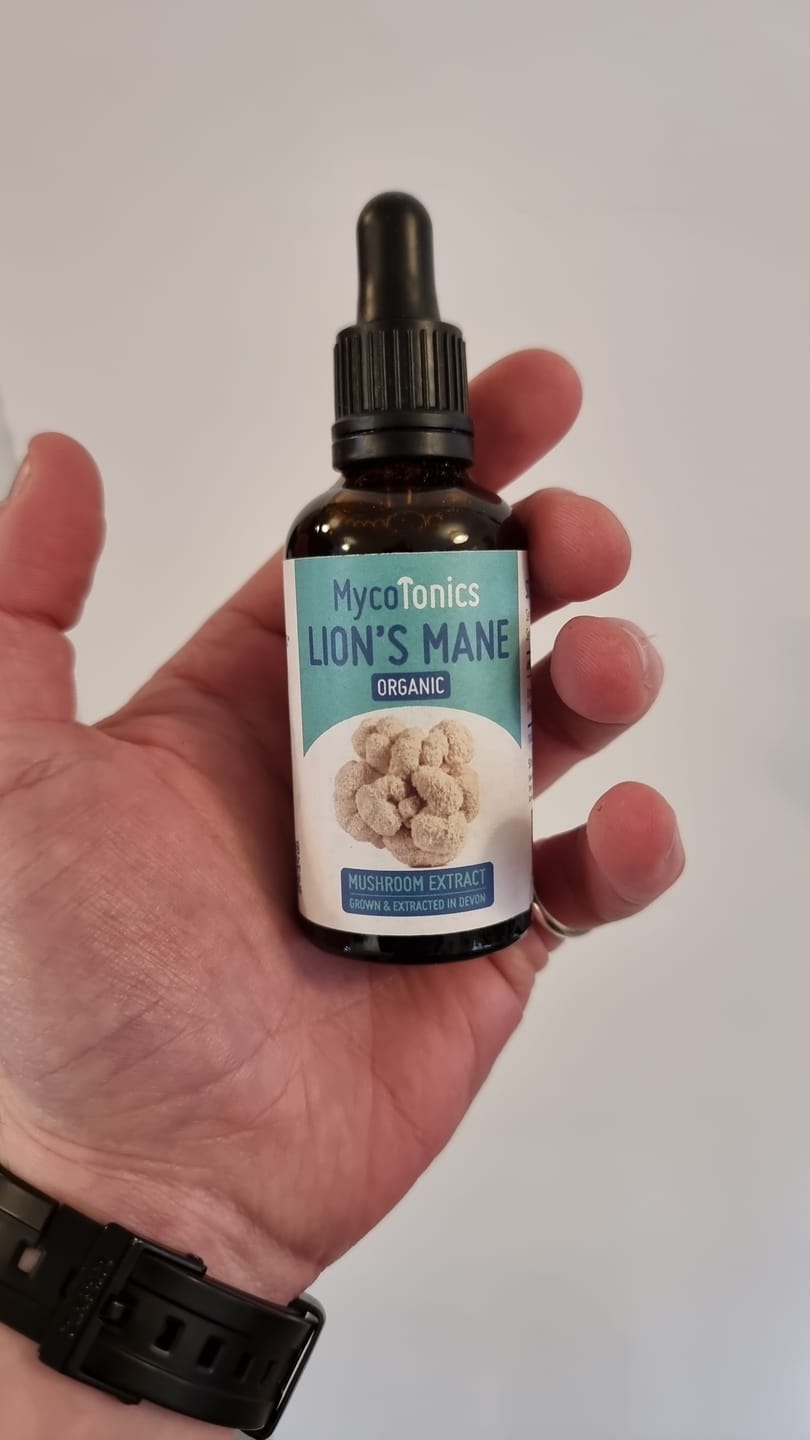 Customer photo review of Organic Lion's Mane Mushroom Extract Supplement (50ml)