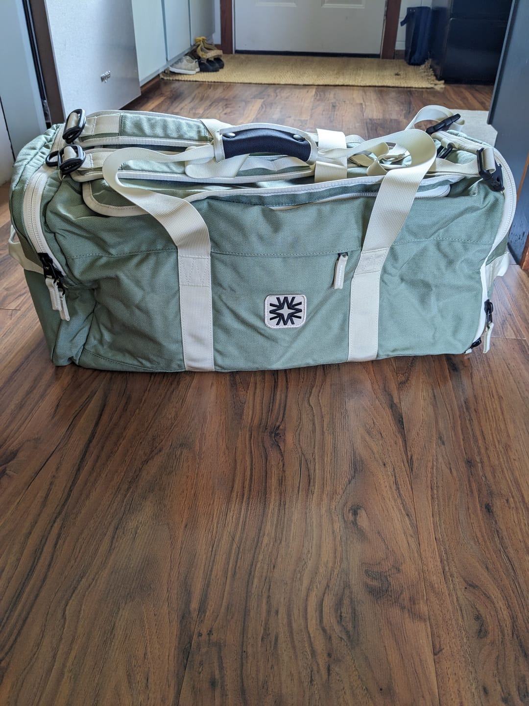 Customer photo review of Valley Duffel Bag Sage