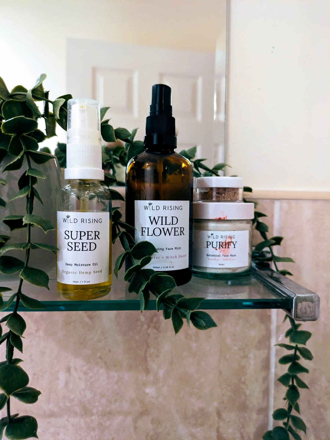 Customer photo review of Purify - Botanical Pink Clay Face Mask