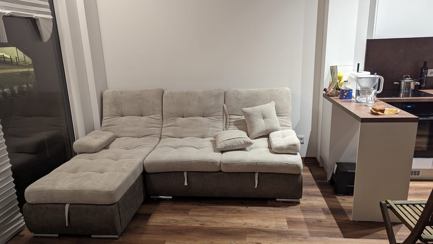 Customer photo review of Minkštas kampas Boren