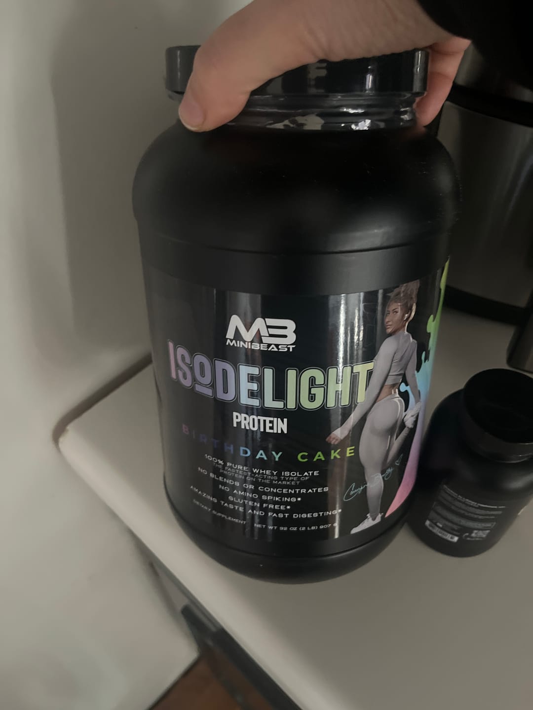 Customer photo review of IsoDelight Protein