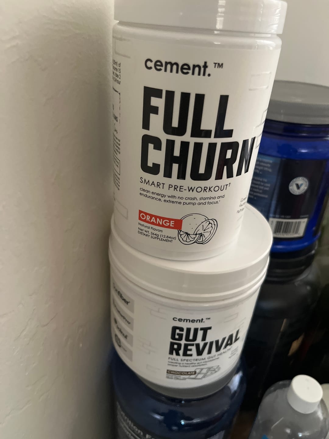 Customer photo review of Cement Factory FULL CHURN Pre Workout - Orange