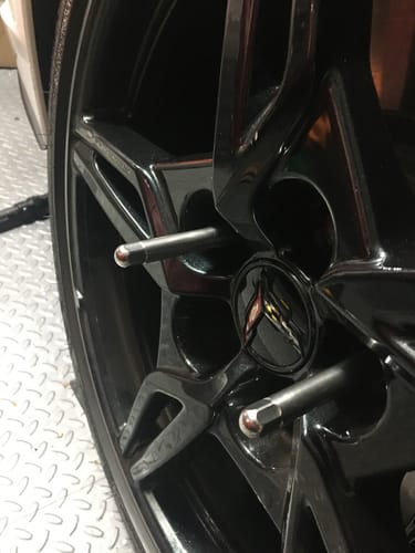 Customer photo review of M14 x 1.5 Hex End Wheel Hanger and Lug Guide Tool