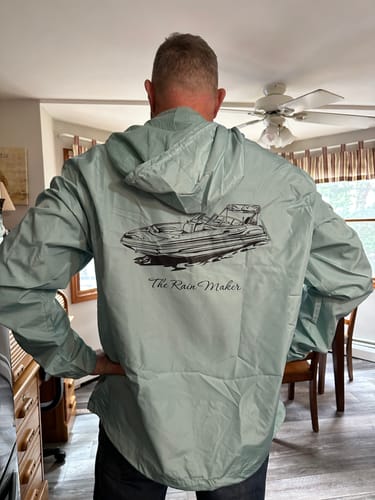 Customer photo review of Lightweight Windbreaker - Pullover/Half-Zip
