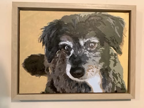 Customer photo review of Custom Paint by Numbers Kit for Personalized Artwork