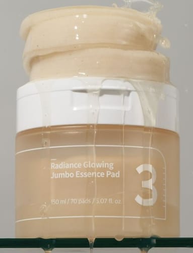 Customer photo review of numbuzin - No.3 Radiance Glowing Jumbo Essence Pad