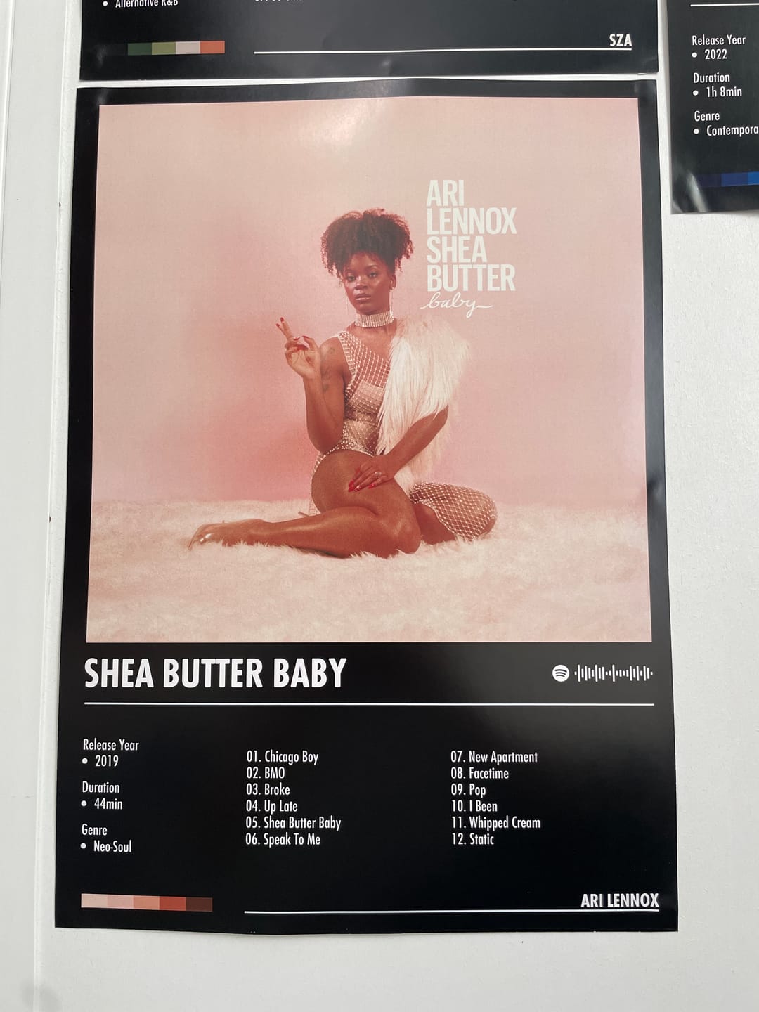 Customer photo review of Custom Album Cover Poster | Design 1