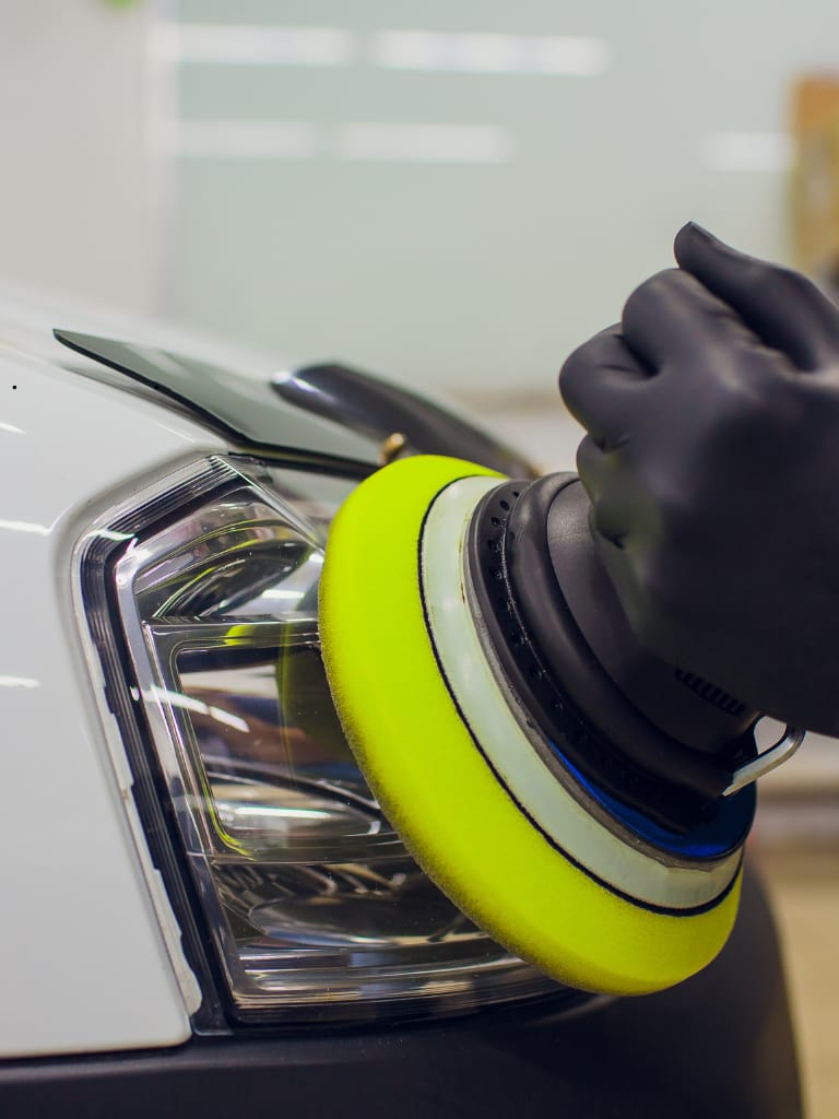 Customer photo review of Headlight Renew - Hybrid Plastic Polish