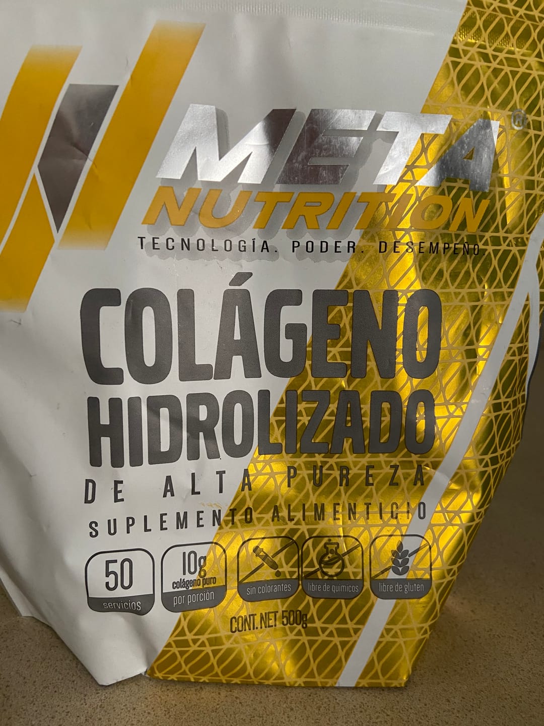 Customer photo review of Colágeno Hidrolizado de Alta Pureza