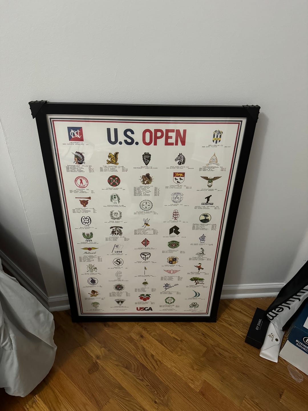 Customer photo review of The History of the U.S. Open (1st Edition, 2022)