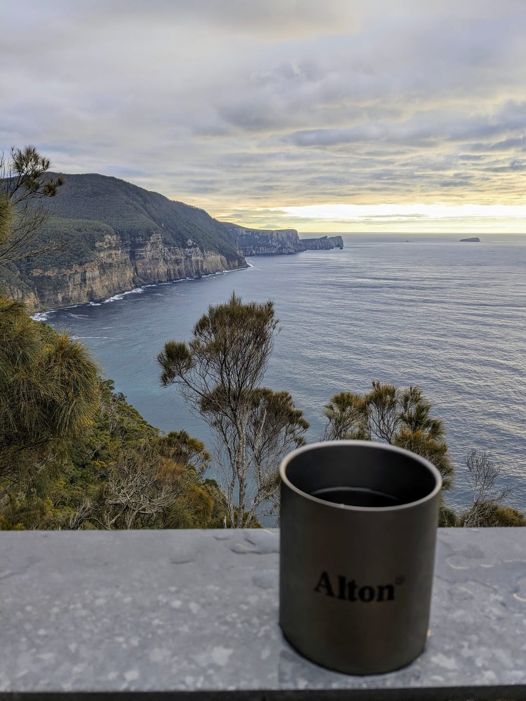 Customer photo review of Titanium Double-Wall Mug 450mL