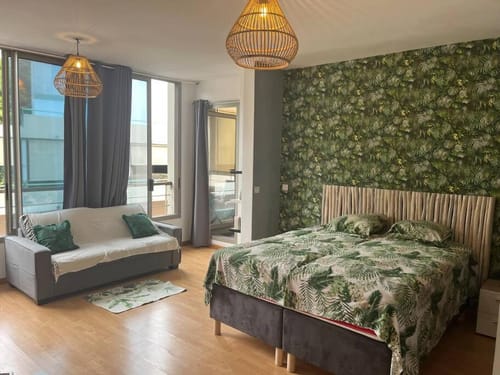 Customer photo review of Greenery Monstera Jungle Wallpaper - 2 Colours