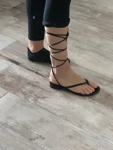 Customer photo review of Sandali infradito alla schiava