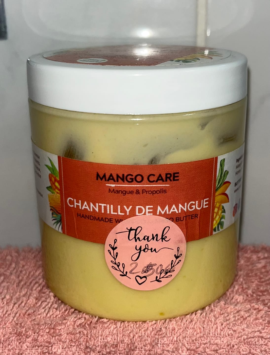 Customer photo review of Chantilly de Mangue CARE