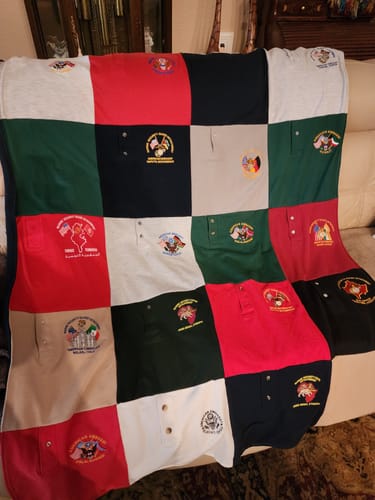 T-shirt quilt by Doris from FL