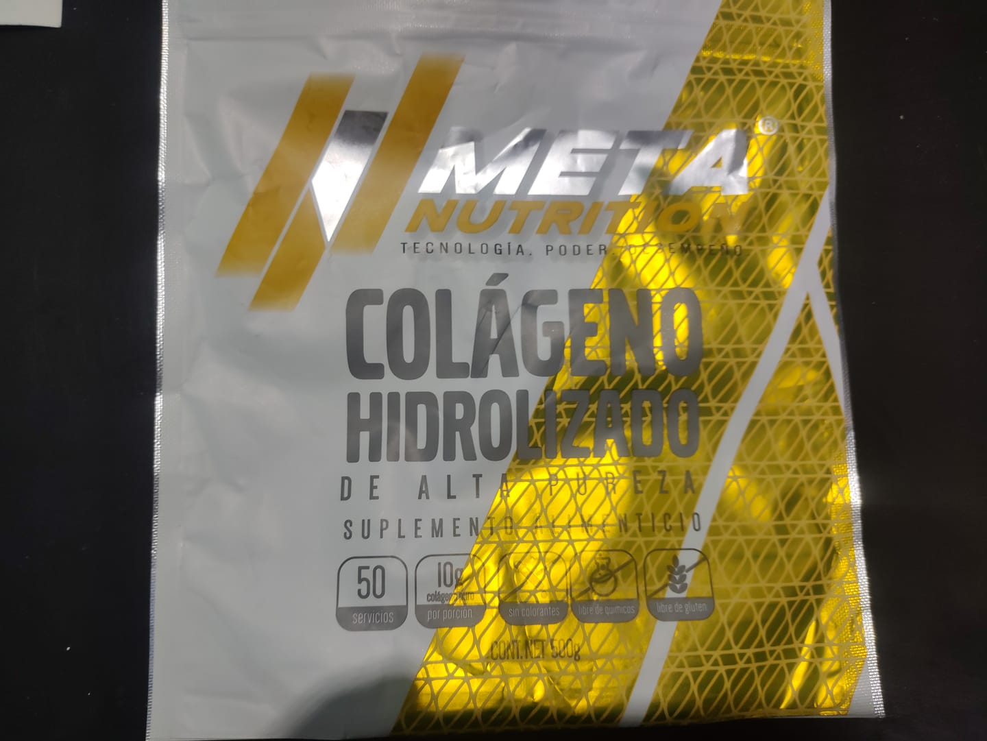 Customer photo review of Colágeno Hidrolizado de Alta Pureza