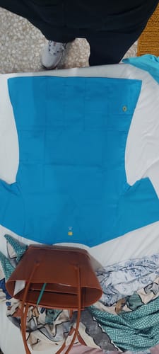 Customer photo review of Bravo -5 Pocket V-Neck Top 6016 - Blue Family