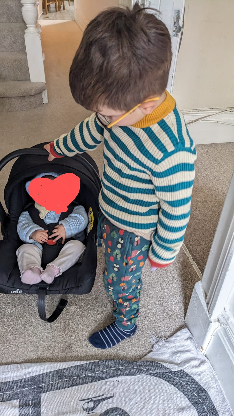 Customer photo review of Woodland Walk Knee Patch Cosy Joggers