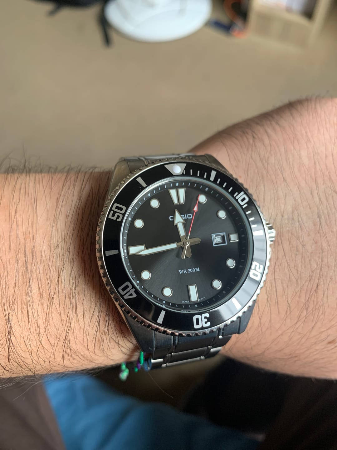 Customer photo review of Reloj Casio Submariner Marlin Duro MDV-107D-1A1VDF Buceo