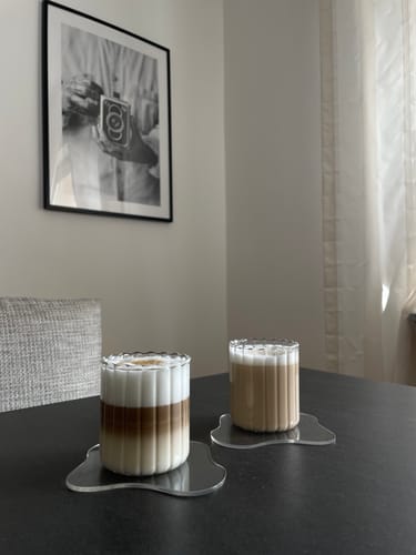 Customer photo review of ACRYLIC GLASS | UNTERSETZER