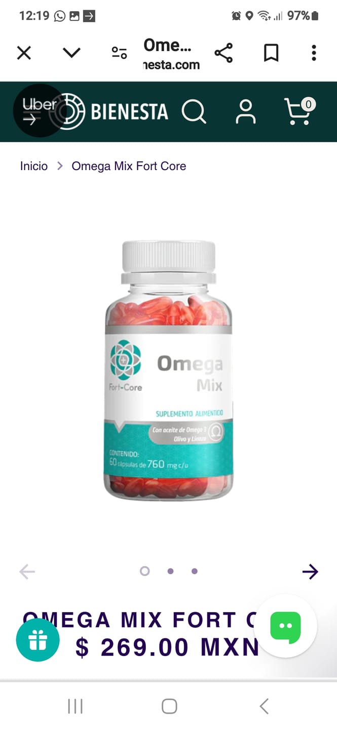 Customer photo review of Omega Mix Fort Core