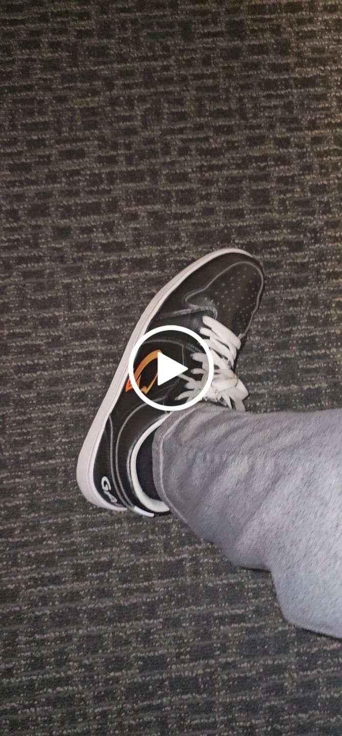 Customer video review of Custom Company Promo Gifts, custom business gifts Personalized Sneakers, Custom Sneakers, Put name or business name on it, AJ1-C03200