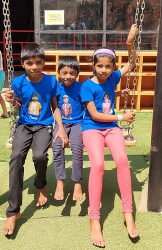 Customer photo review of Customised Brother Siblings Tshirts