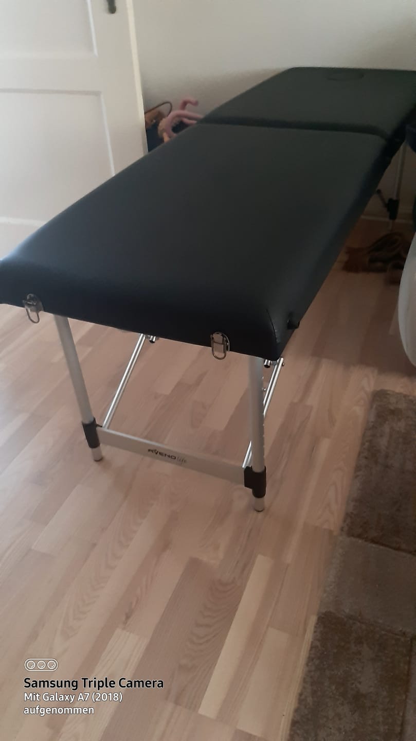 Customer photo review of Massageliege Klappbar Nadia