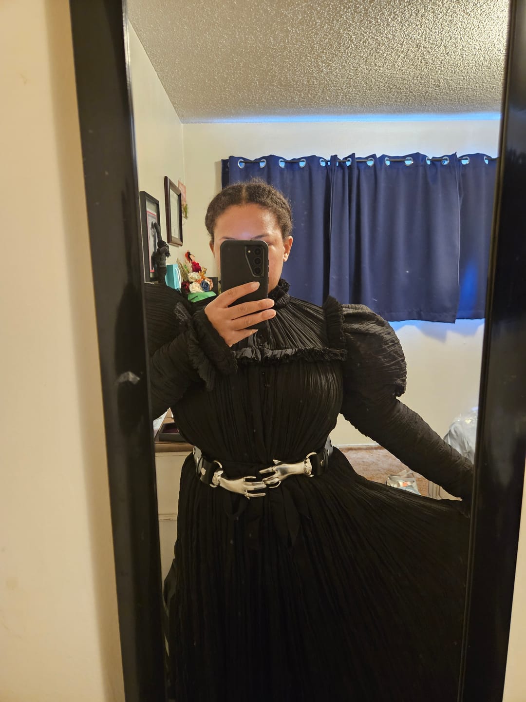 Customer photo review of PRE-ORDER - Lady Mourning Victorian Gown in Black