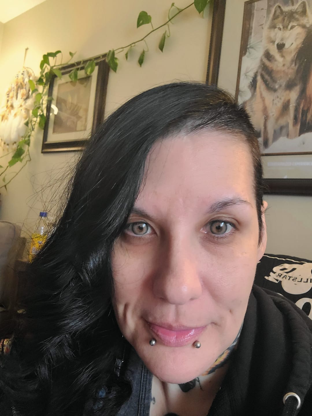 Customer photo review of Aine NutCracker Brown Prescription Colored Contact Lenses