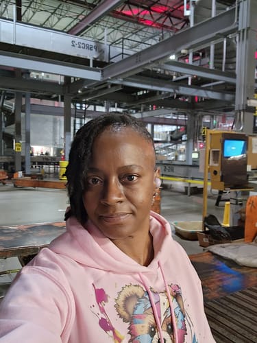 Customer photo review of Tattered Teddy Hoodie