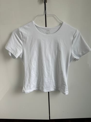 Customer photo review of ELLA White Contouring Tee