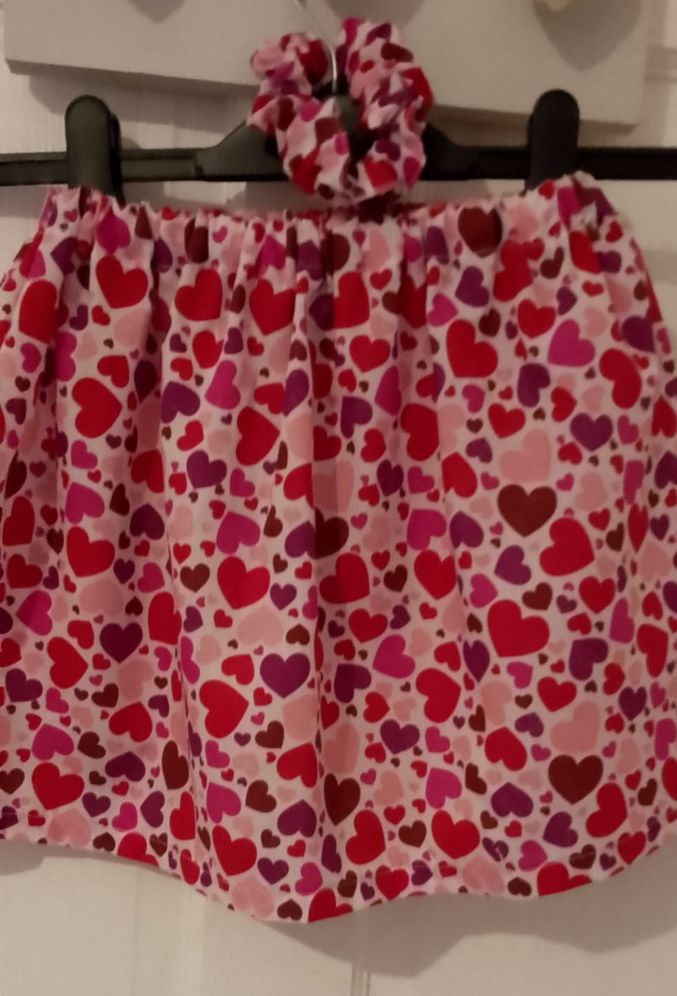 Customer photo review of All Over Hearts Polycotton Fabric