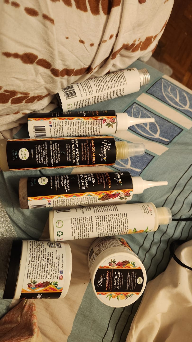 Customer photo review of Pack Routine MANGO AFRIKA - 6 produits