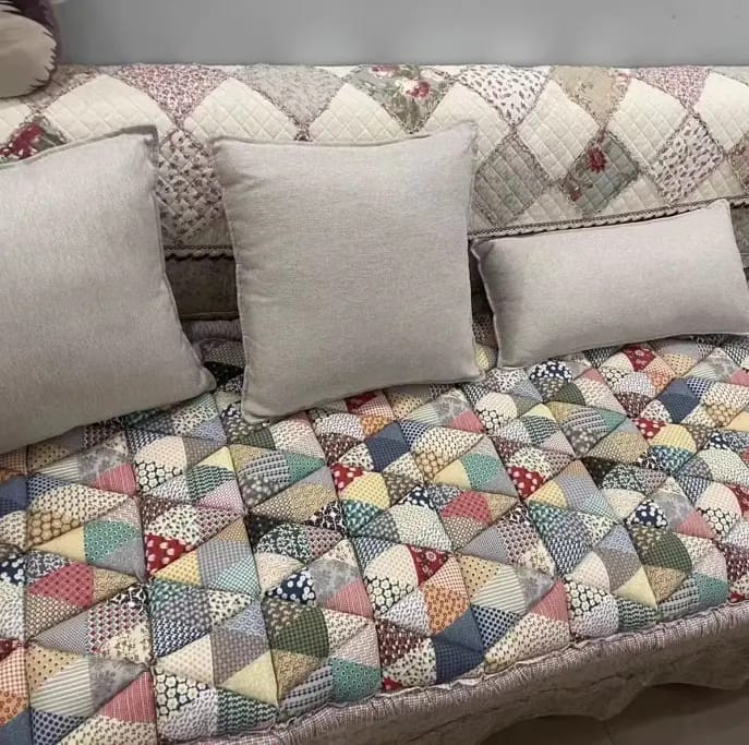 Customer photo review of Rainbow Sofa Cover