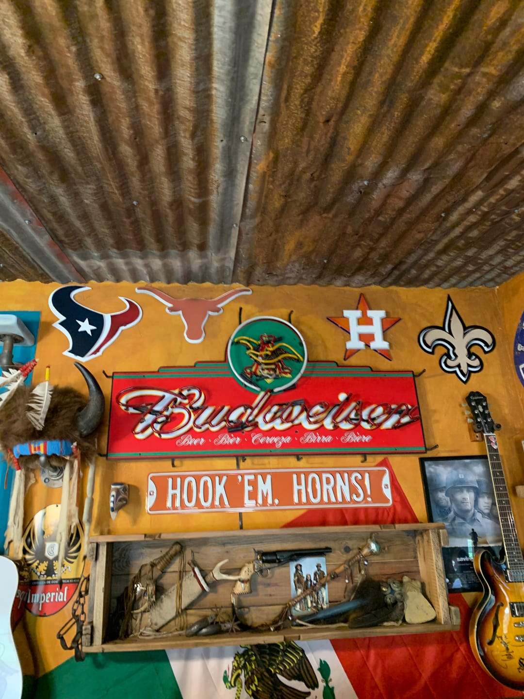 Customer photo review of Houston Texans 3D Vintage Metal Wall Art