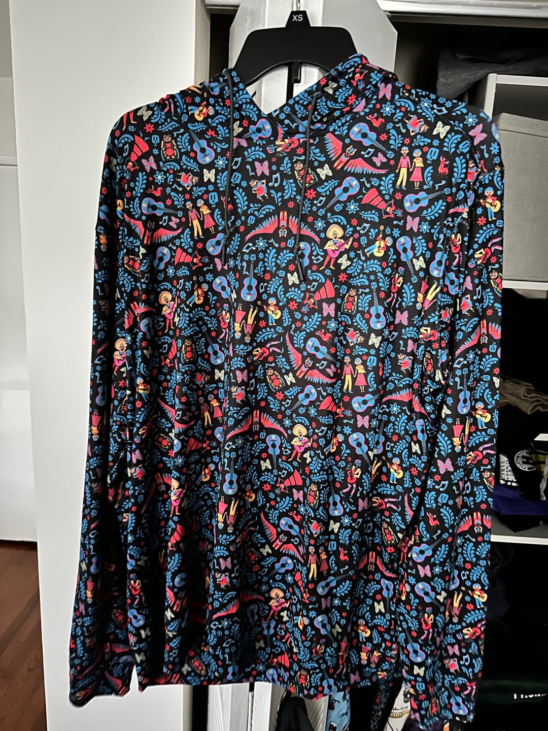 Customer photo review of Disney and Pixar Coco "Music In Me" – Performance Hoodie
