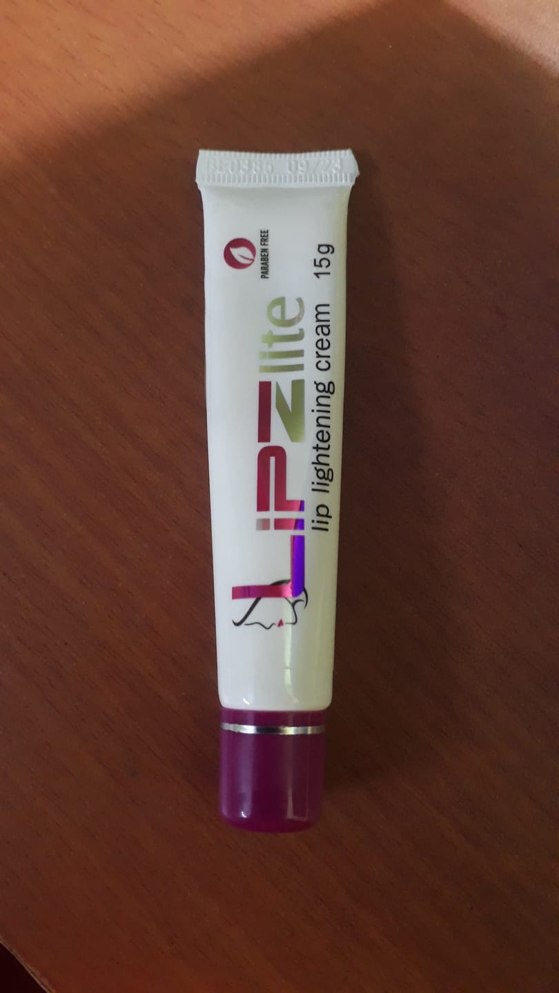 Customer photo review of Lipzlite Lip-Lightening Cream