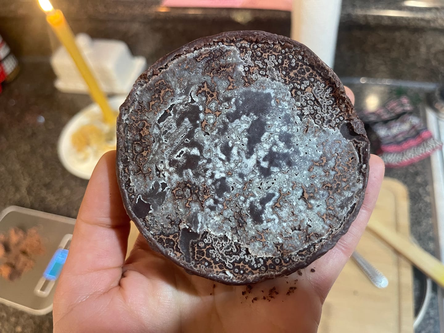 Customer photo review of Fifth Element Cahabón Cacao - 100% Pure Ceremonial Cacao Paste