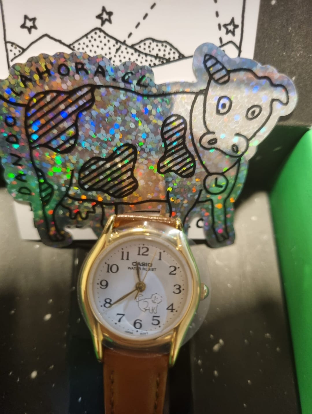 Customer photo review of Reloj Casio Análogo LTP-1094Q-7B7 Correa de Cuero Perritos