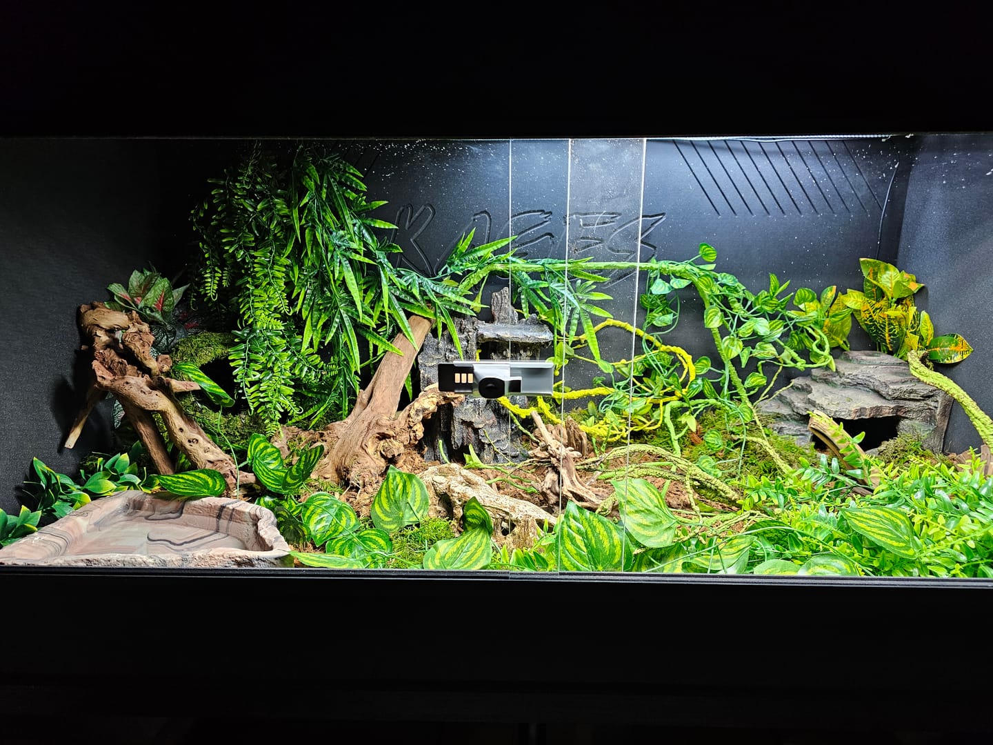 Customer photo review of 48"x24"x24" / 4'x2'x2' Premium PVC Reptile Enclosure