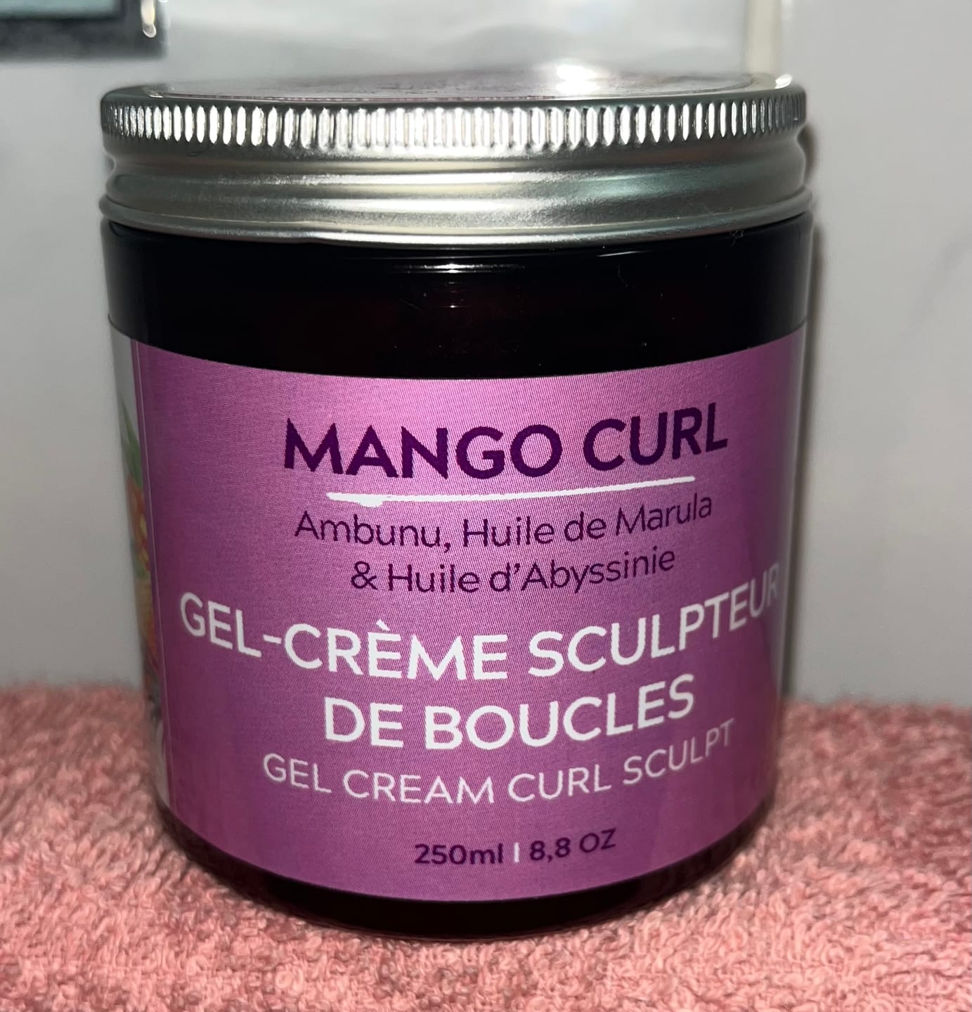 Customer photo review of Gel-Crème Sculpteur de Boucles